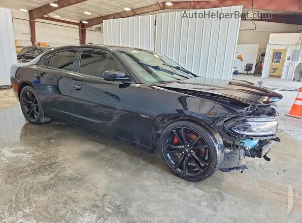 2C3CDXCT2HH511169 2017 DODGE CHARGER Black Przód prawy