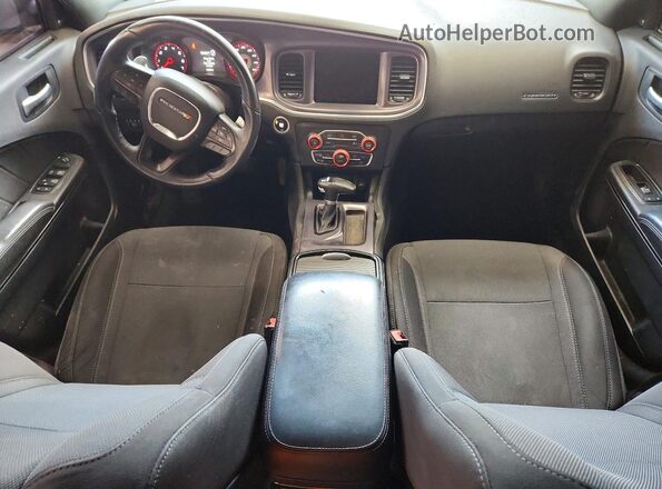 2C3CDXCT2HH511169 2017 DODGE CHARGER Black Widok deski rozdzielczej