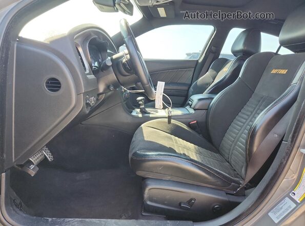 2C3CDXCT2HH565975 2017 DODGE CHARGER Gray Vista interior delantera