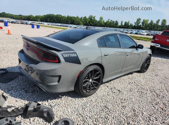 2C3CDXCT2HH565975 2017 DODGE CHARGER Gray Trasero derecho
