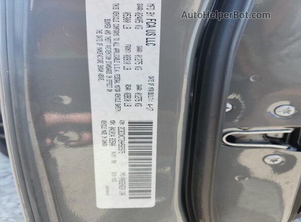 2C3CDXCT2HH565975 2017 DODGE CHARGER Gray Vista de la etiqueta del VIN