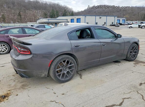 2C3CDXCT2HH598703 2017 DODGE CHARGER Серый Задняя правая четверть