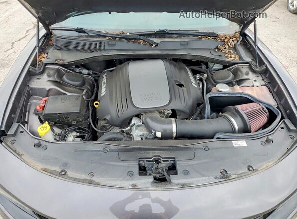 2C3CDXCT2HH598703 2017 DODGE CHARGER Серый Вид задней части салона