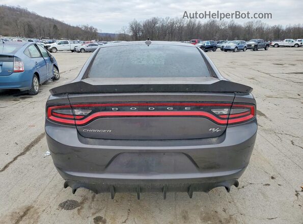 2C3CDXCT2HH598703 2017 DODGE CHARGER Серый Вид сзади