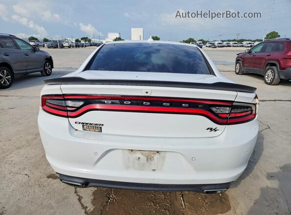 2C3CDXCT2HH642392 2017 DODGE CHARGER Белый Вид сзади