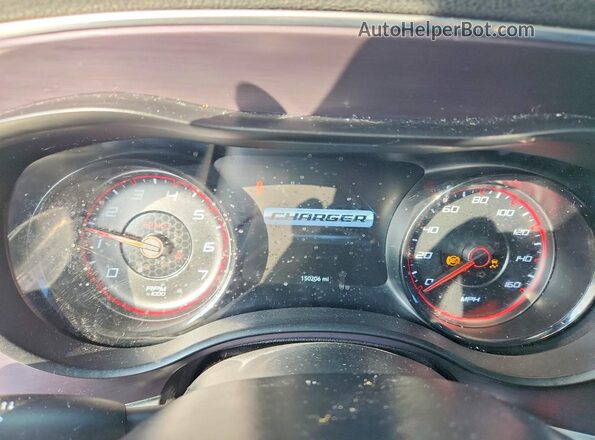 2C3CDXCT2HH642392 2017 DODGE CHARGER Белый Вид щитка приборов