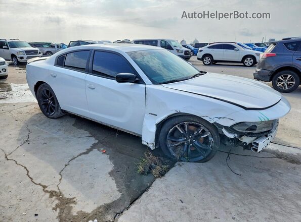 2C3CDXCT2HH642392 2017 DODGE CHARGER Белый Передняя правая четверть