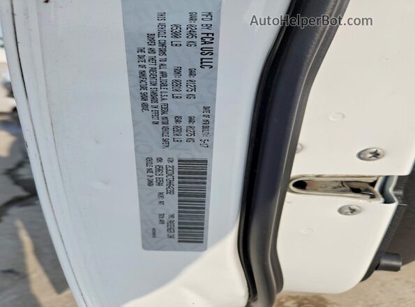 2C3CDXCT2HH642392 2017 DODGE CHARGER Белый Вид наклейки с VIN-кодом