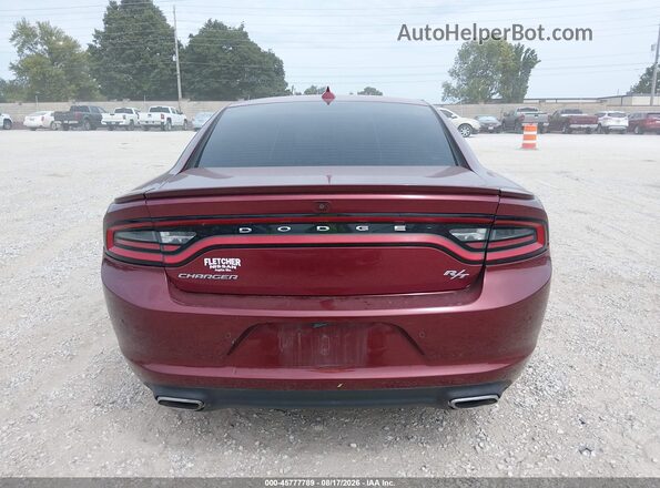 2C3CDXCT2JH134655 2018 DODGE CHARGER Темно-бордовый 