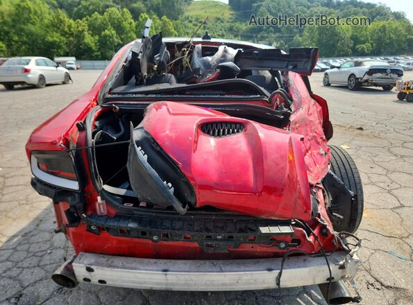 2C3CDXCT2JH260563 2018 DODGE CHARGER Красный Вид сзади