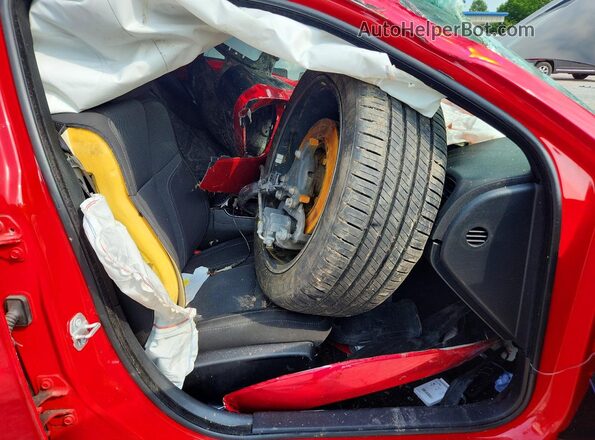 2C3CDXCT2JH260563 2018 DODGE CHARGER Красный Вид салона спереди