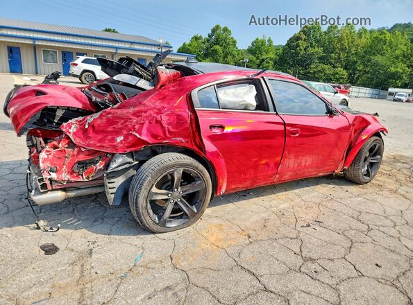 2C3CDXCT2JH260563 2018 DODGE CHARGER Красный Задняя правая четверть