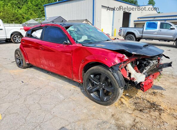 2C3CDXCT2JH260563 2018 DODGE CHARGER Красный Передняя правая четверть