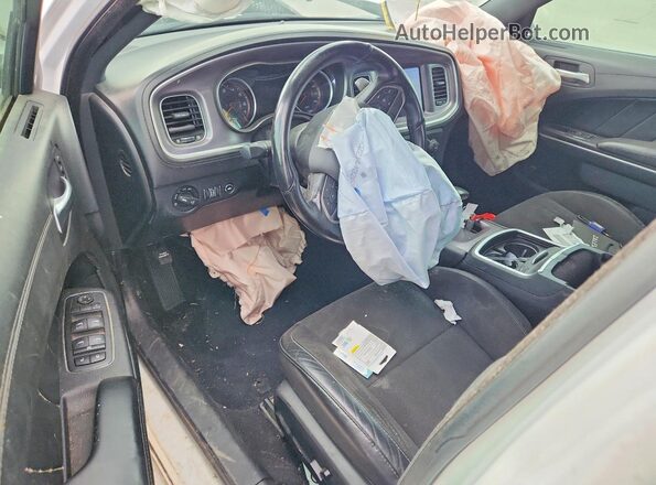 2C3CDXCT2KH754178 2019 DODGE CHARGER White Dashboard view