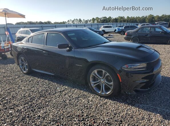 2C3CDXCT2LH126767 2020 DODGE CHARGER Black Przód prawy