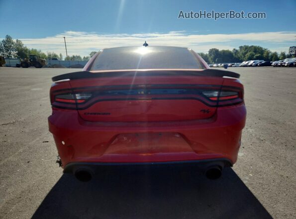 2C3CDXCT2LH232099 2020 DODGE CHARGER Красный Вид сзади