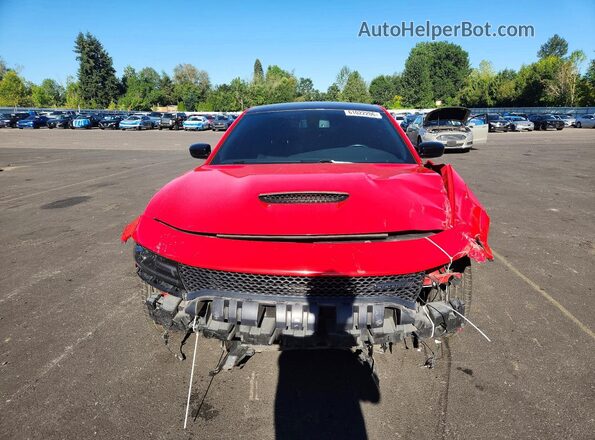 2C3CDXCT2LH232099 2020 DODGE CHARGER Красный Вид спереди