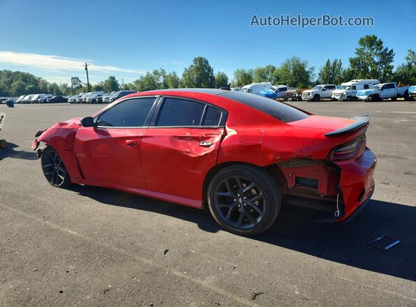 2C3CDXCT2LH232099 2020 DODGE CHARGER Красный Задняя левая четверть