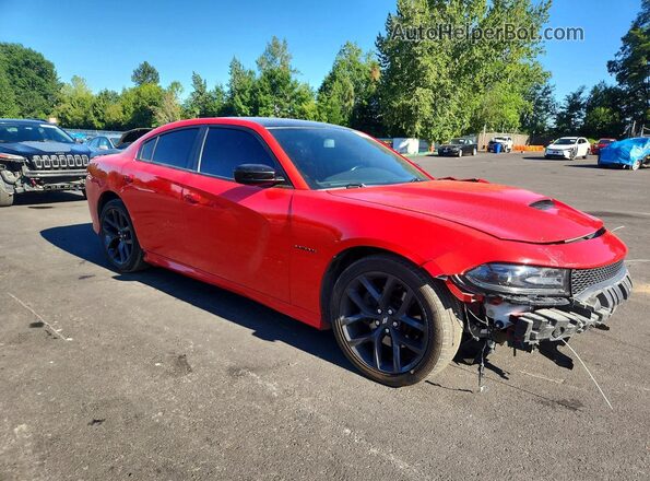 2C3CDXCT2LH232099 2020 DODGE CHARGER Красный Передняя правая четверть