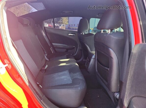 2C3CDXCT2LH232099 2020 DODGE CHARGER Красный Вид задних сидений