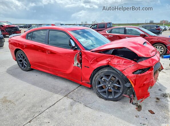 2C3CDXCT2PH616146 2023 DODGE CHARGER Red Przód prawy