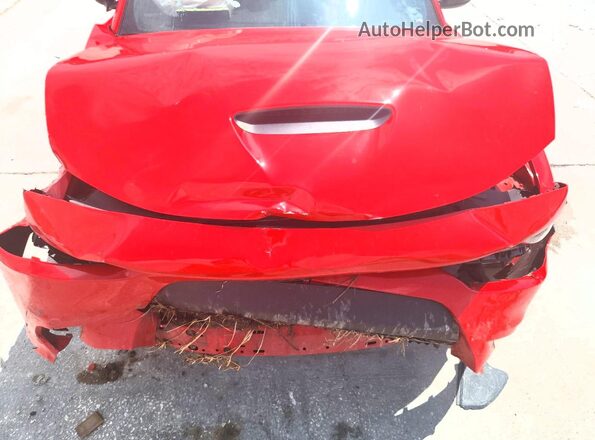 2C3CDXCT2PH616146 2023 DODGE CHARGER Red Widok wnętrza z tyłu