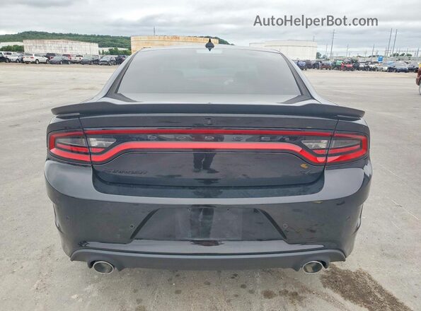 2C3CDXCT2PH683104 2023 DODGE CHARGER Black უკანა ხედი