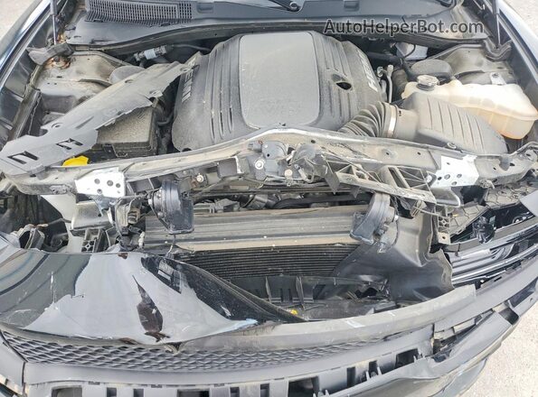 2C3CDXCT2PH683104 2023 DODGE CHARGER Black ძრავის განყოფილების ხედი
