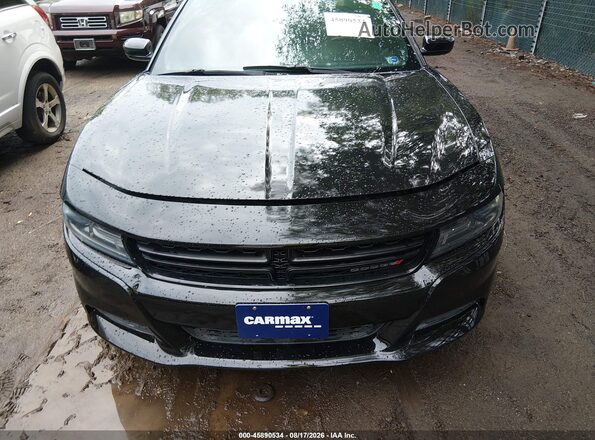 2C3CDXCT3HH558923 2017 DODGE CHARGER Black Вид спереду