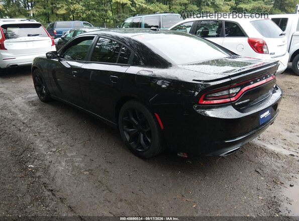 2C3CDXCT3HH558923 2017 DODGE CHARGER Black Задня ліва чверть