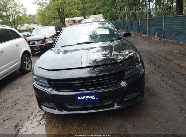 2C3CDXCT3HH558923 2017 DODGE CHARGER Black Вид щитка приладів
