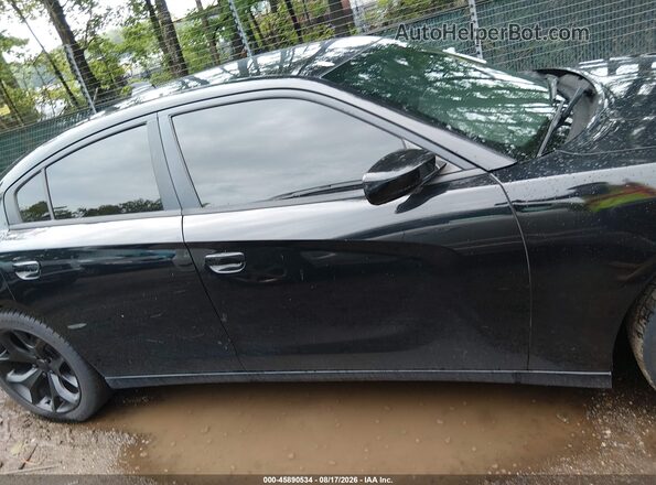 2C3CDXCT3HH558923 2017 DODGE CHARGER Black Вид задньої частини салону