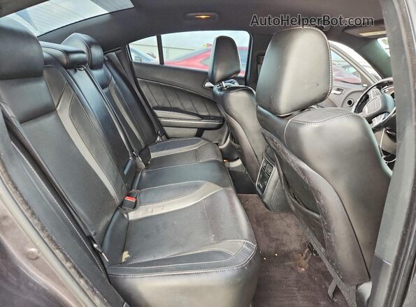 2C3CDXCT3JH233145 2018 DODGE CHARGER Серый Вид задних сидений