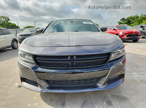 2C3CDXCT3JH233145 2018 DODGE CHARGER Серый Вид спереди