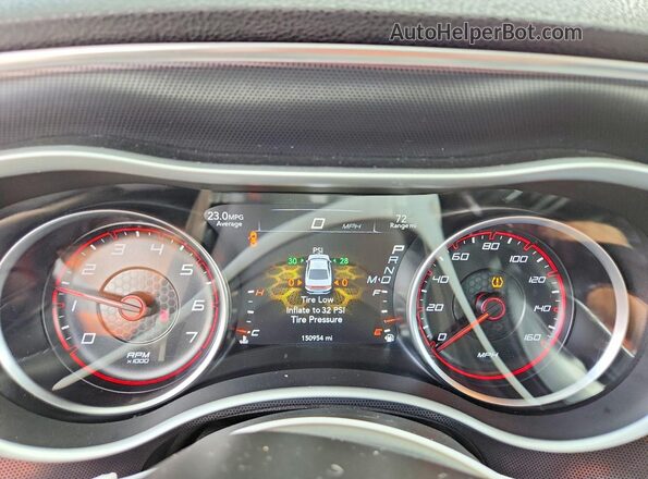 2C3CDXCT3JH233145 2018 DODGE CHARGER Серый Вид щитка приборов