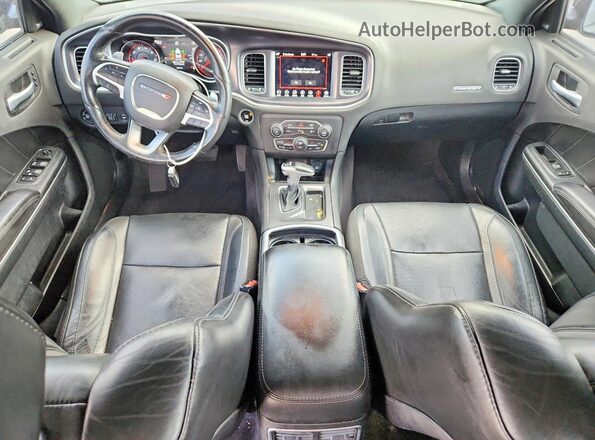 2C3CDXCT3JH233145 2018 DODGE CHARGER Серый Вид панели приборов