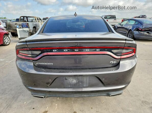 2C3CDXCT3JH233145 2018 DODGE CHARGER Серый Вид сзади