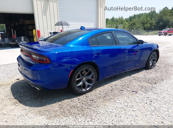 2C3CDXCT3JH303596 2018 DODGE CHARGER Blue Rear right