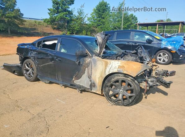 2C3CDXCT3KH526531 2019 DODGE CHARGER Black Front right