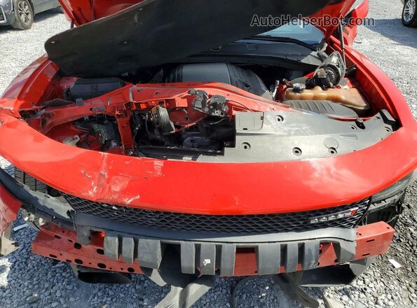 2C3CDXCT3KH575423 2019 DODGE CHARGER Red Widok wnętrza z tyłu