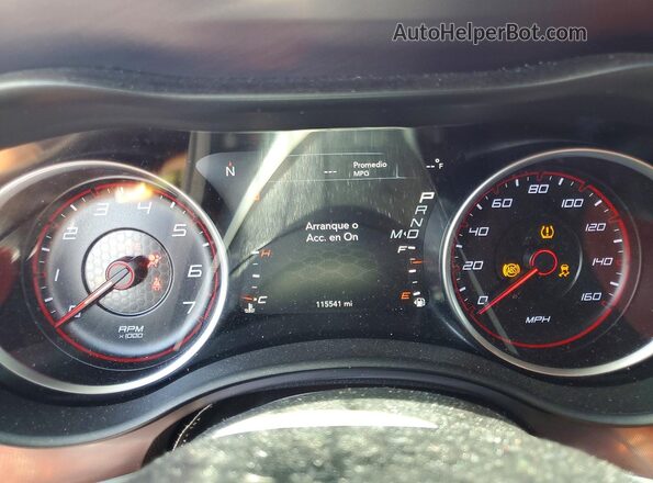 2C3CDXCT3KH575423 2019 DODGE CHARGER Red Widok zestawu wskaźników