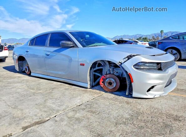 2C3CDXCT3KH754108 2019 DODGE CHARGER Silver Przód prawy