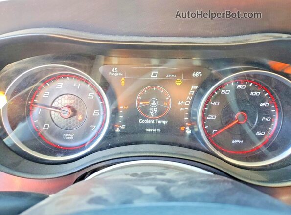 2C3CDXCT3KH754108 2019 DODGE CHARGER Silver Widok zestawu wskaźników