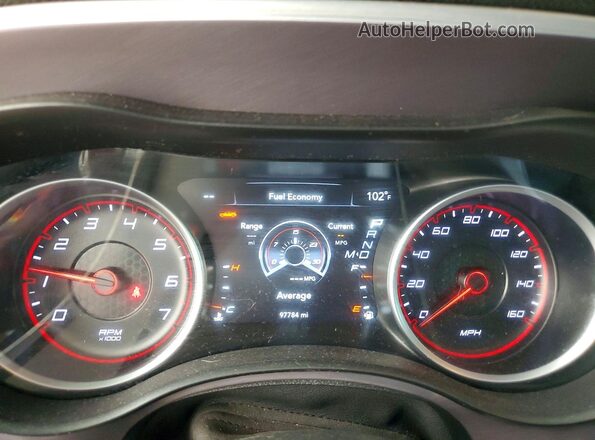 2C3CDXCT3LH153833 2020 DODGE CHARGER Red ხელსაწყოთა პანელის ხედი