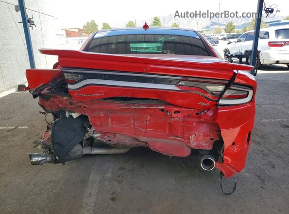 2C3CDXCT3LH153833 2020 DODGE CHARGER Red უკანა ხედი