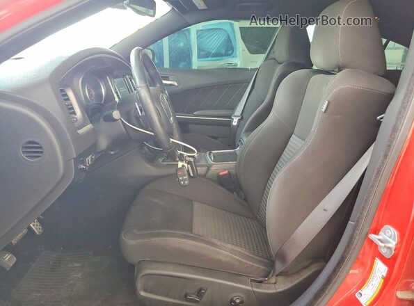 2C3CDXCT3LH153833 2020 DODGE CHARGER Red წინა სალონის ხედი