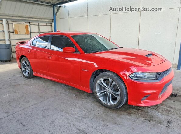 2C3CDXCT3LH153833 2020 DODGE CHARGER Red წინა მარჯვენა