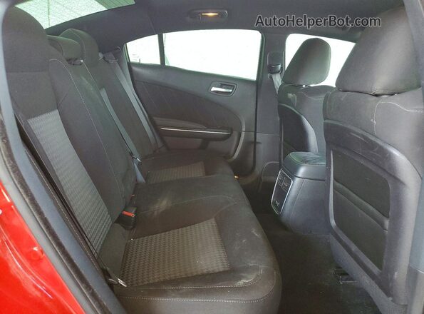2C3CDXCT3LH153833 2020 DODGE CHARGER Red უკანა სავარძლების ხედი