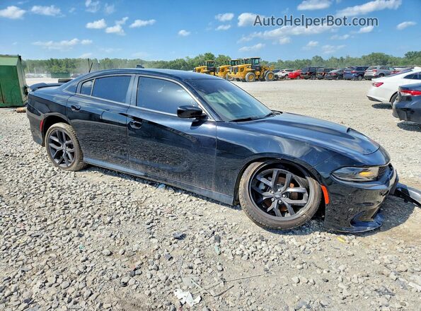 2C3CDXCT3MH682443 2021 DODGE CHARGER Black Przód prawy