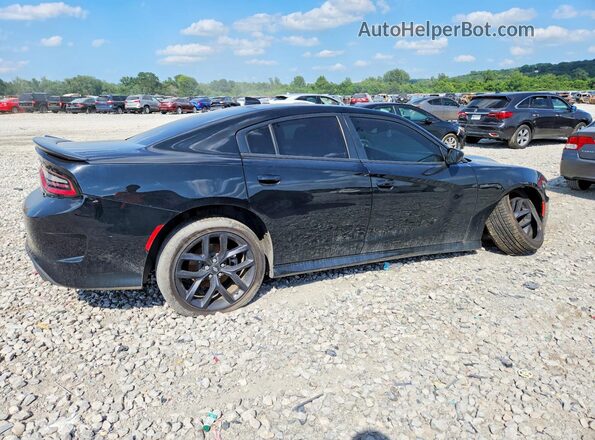 2C3CDXCT3MH682443 2021 DODGE CHARGER Black Tył prawy